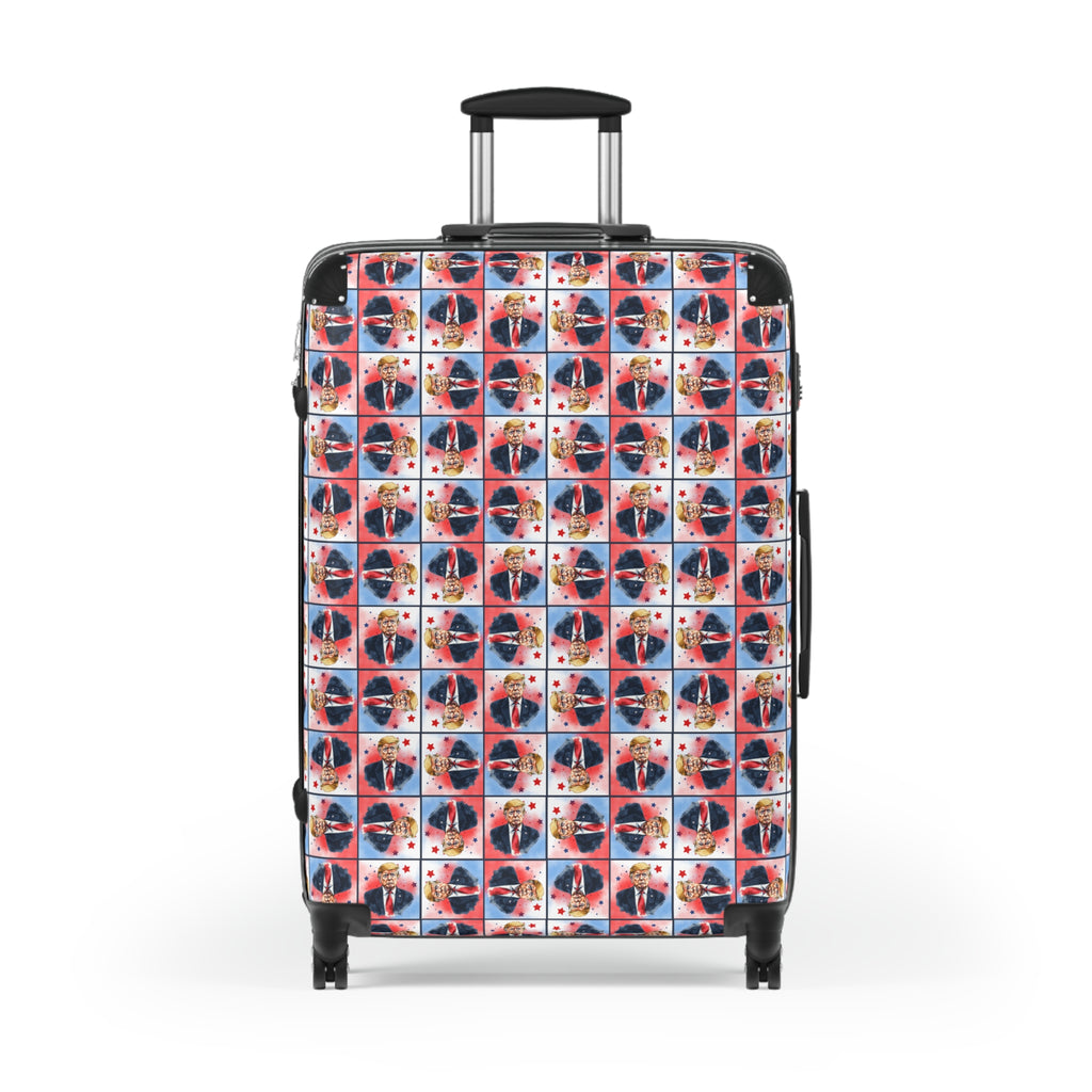 Colorful Trump Travel Suitcase