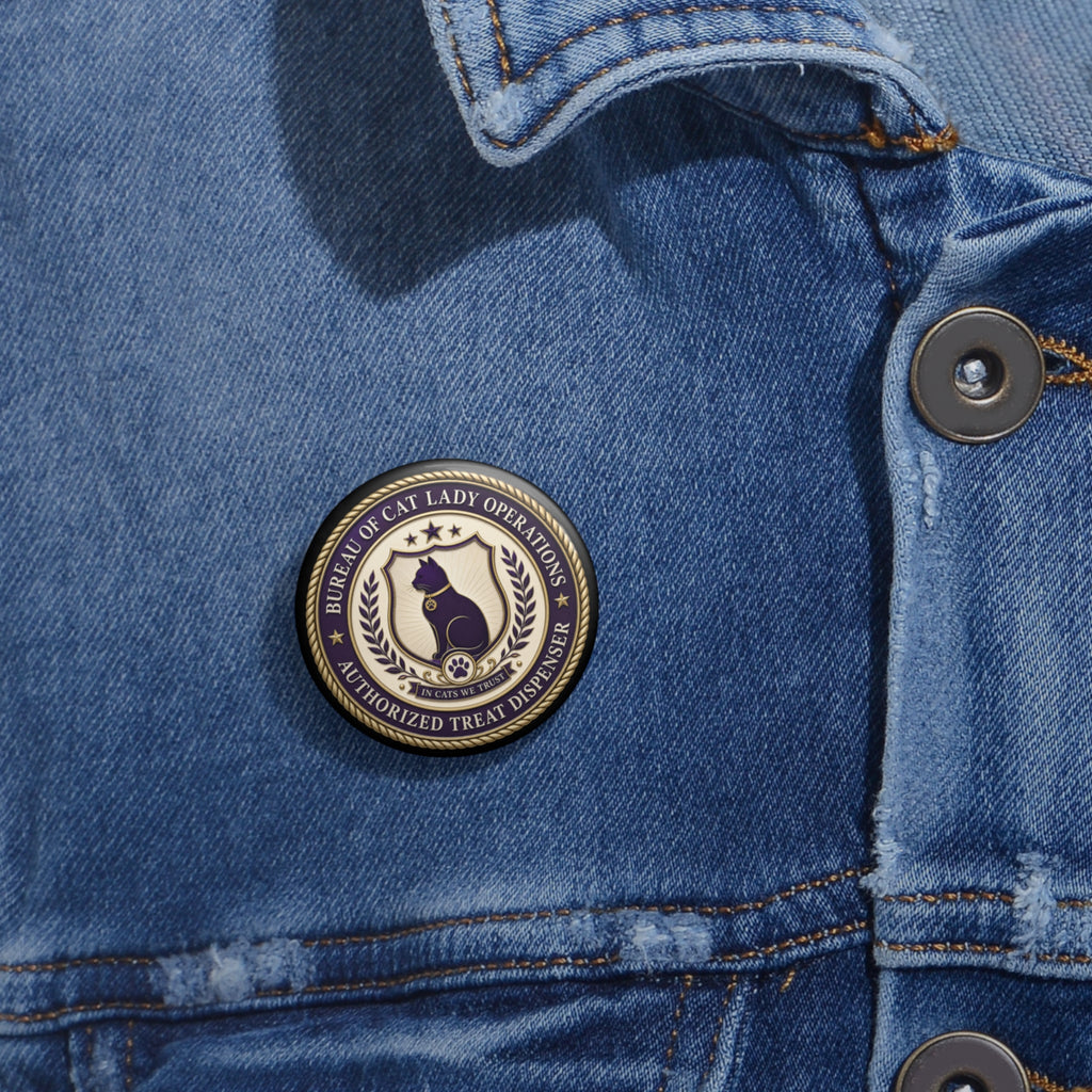 Bureau of Cat Lady Operations Pinback Button