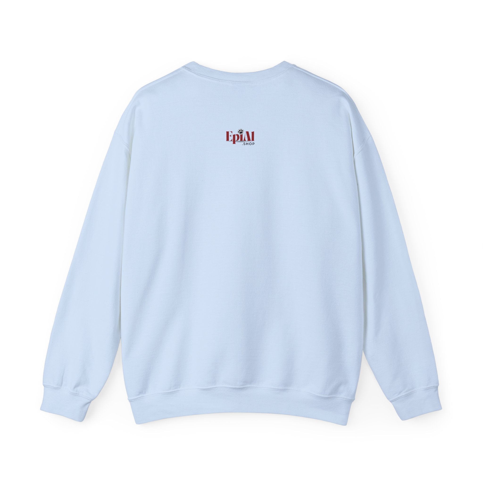 Photo depicting the ​Poised Cat Lady Heavy Blend™ Crewneck Sweatshirt from EpiAl's Shop.