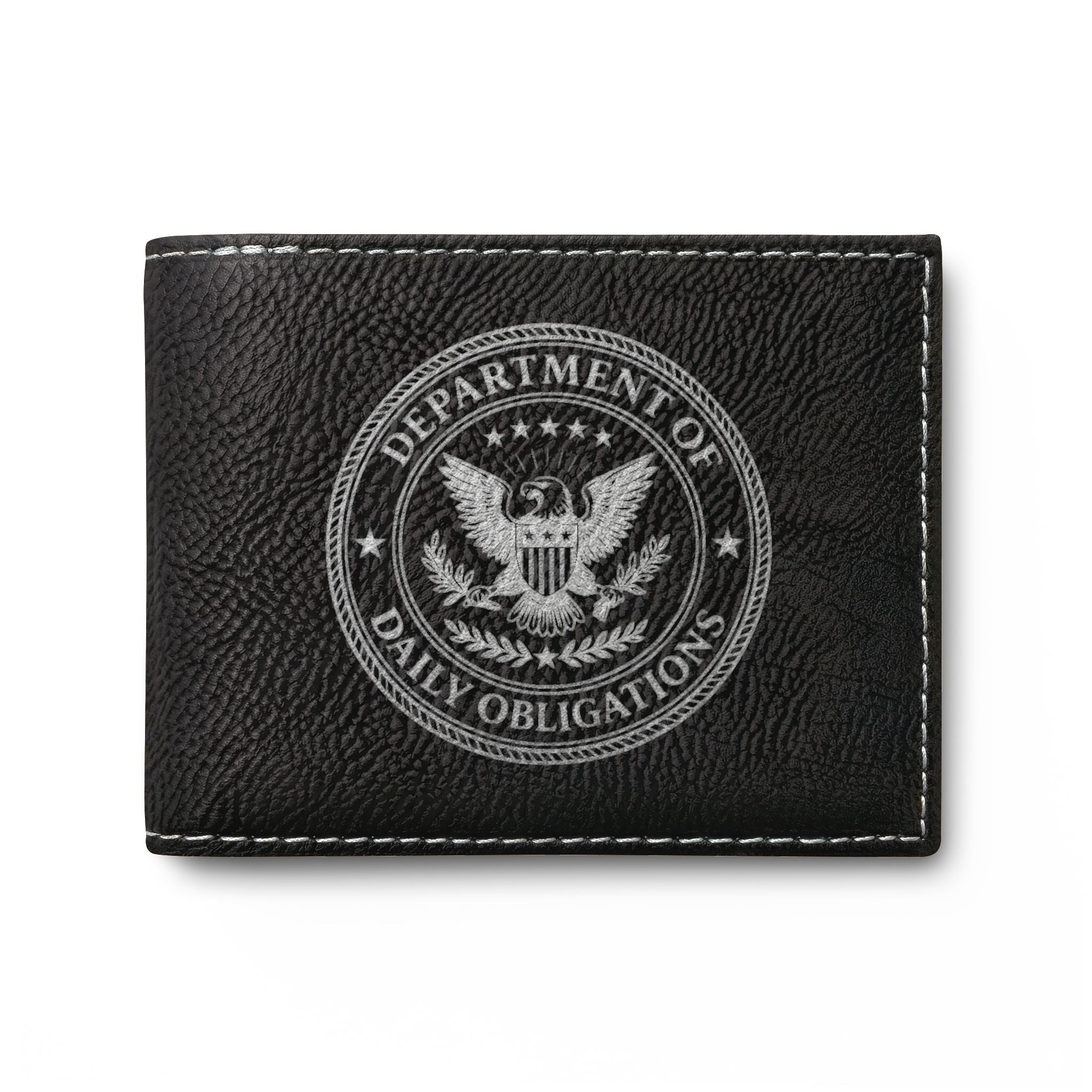 Department of Daily Obligations RFID Wallet | Operating Under Minimal Enthusiasm Bifold Wallet