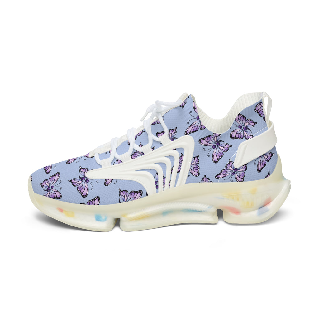 Women’s Semicolon Butterfly Sneakers | Suicide Awareness Shoes