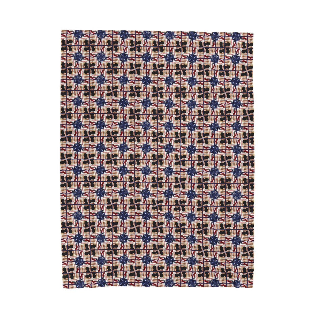 Trump Revolution of Common Sense Velveteen Plush Blanket
