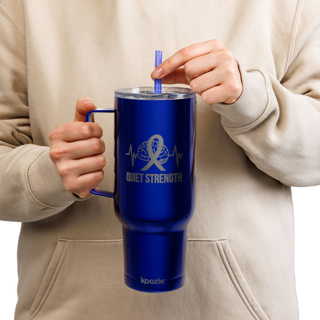 Quiet Strength 40oz Insulated Tumbler
