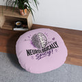 Neurologically Spicy Epilepsy Awareness Round Floor Pillow (Lavender)