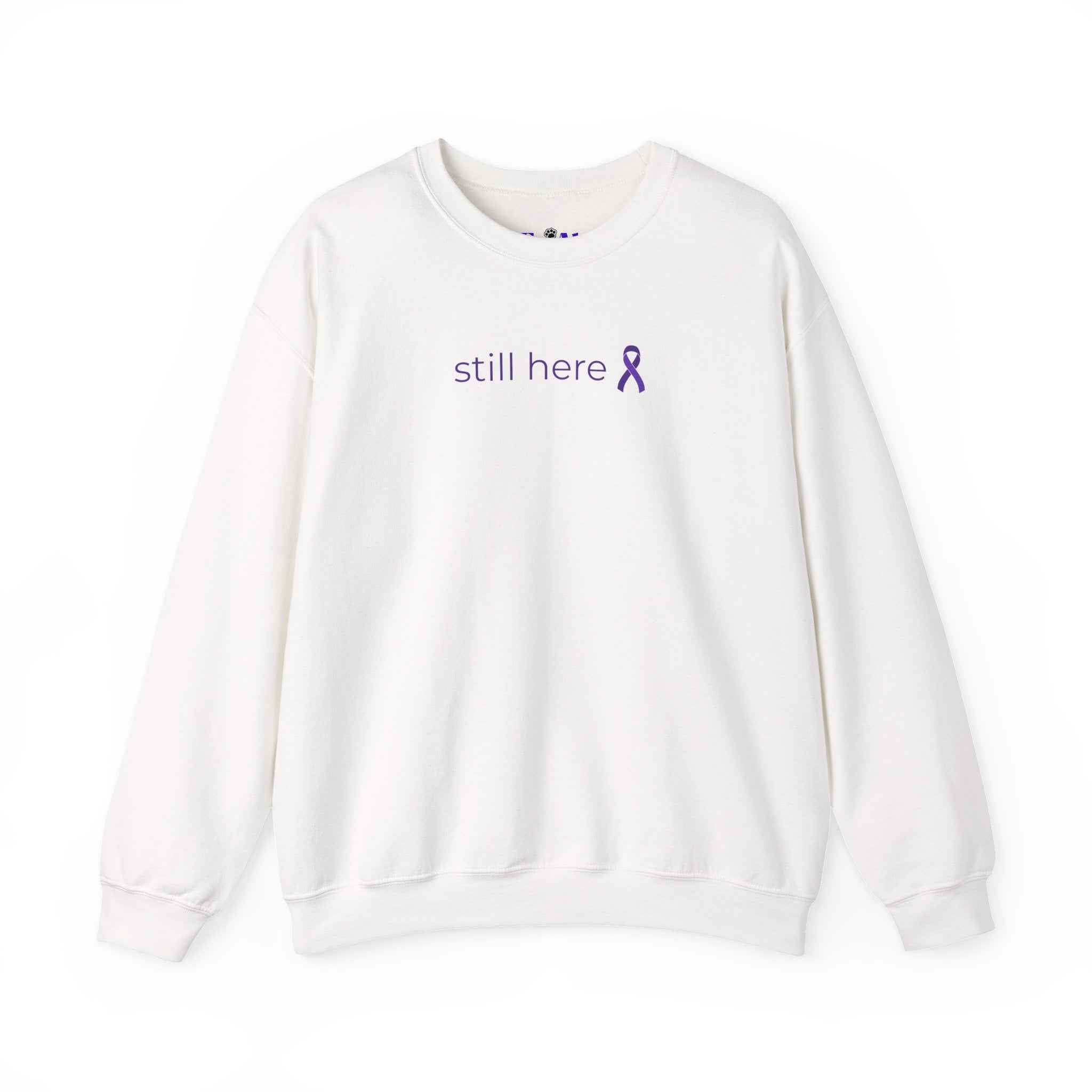 Still Here Printed Crewneck Sweatshirt