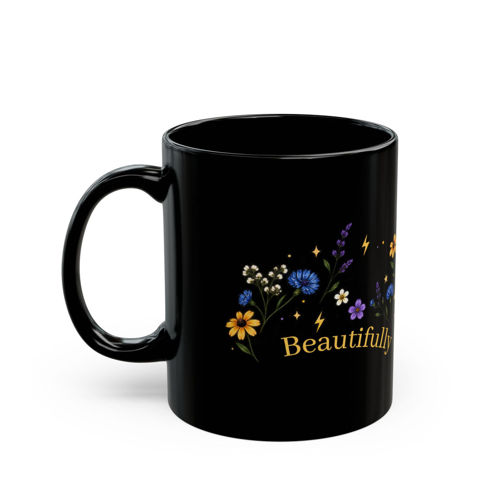 Beautifully Electric Epilepsy Awareness Black Mug (11oz/15oz)