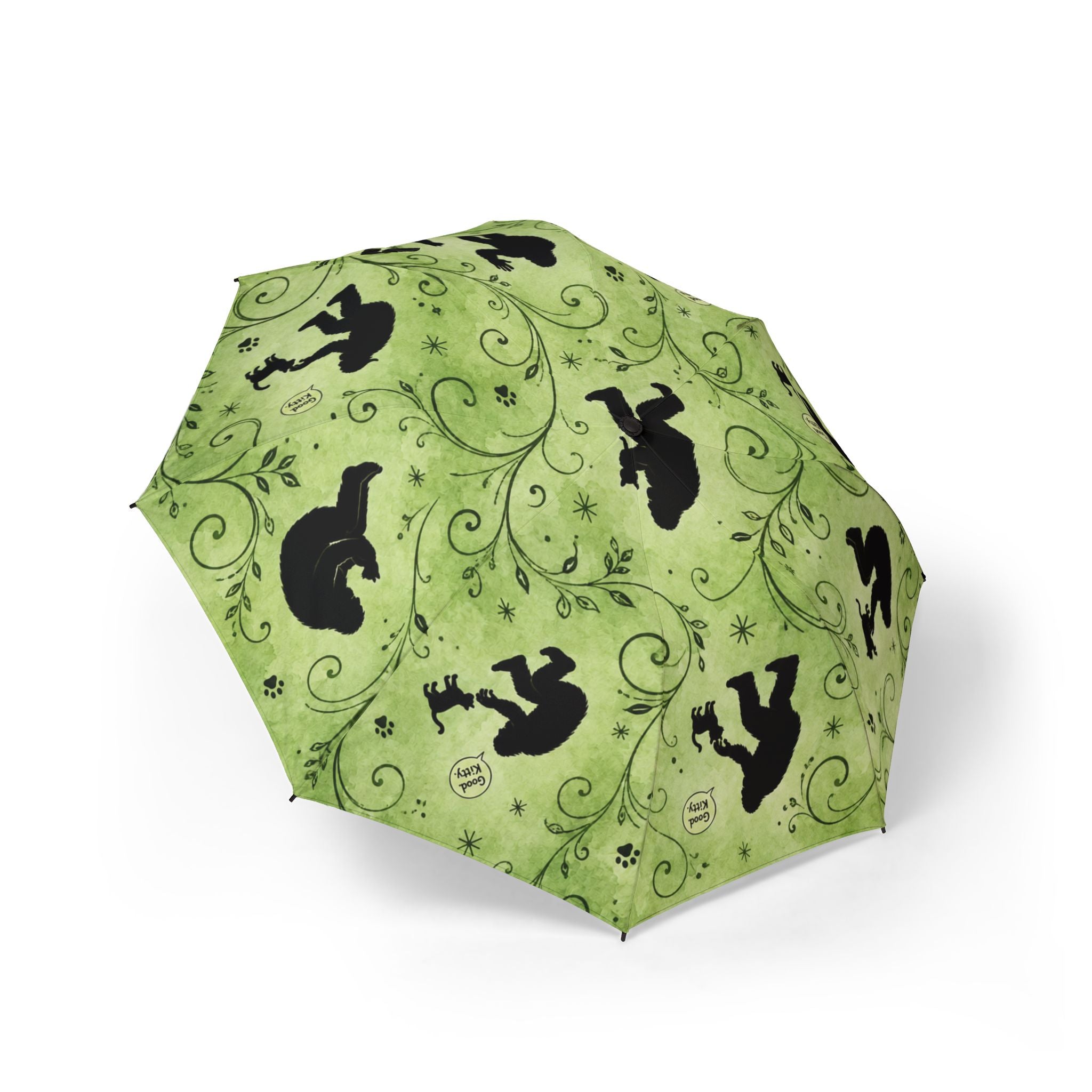 Good Kitty Bigfoot and Cat Compact Umbrella