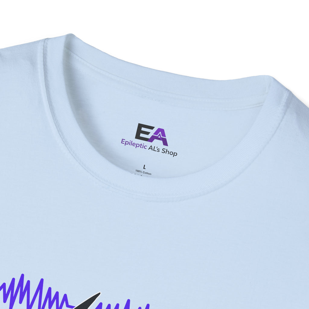 Signal Interference Women’s Tee – Minimalist Waveform Graphic T-Shirt