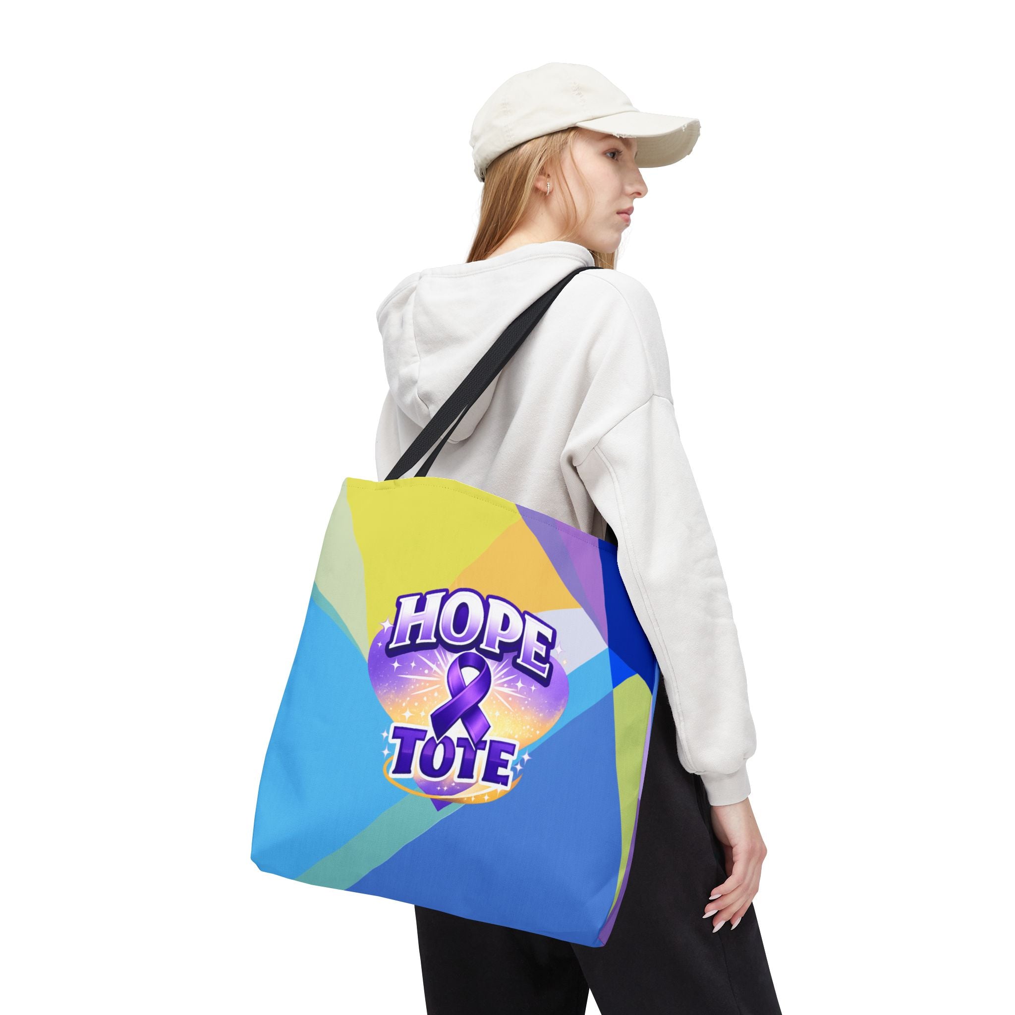 Hope Tote Epilepsy Awareness Ribbon Tote Bag