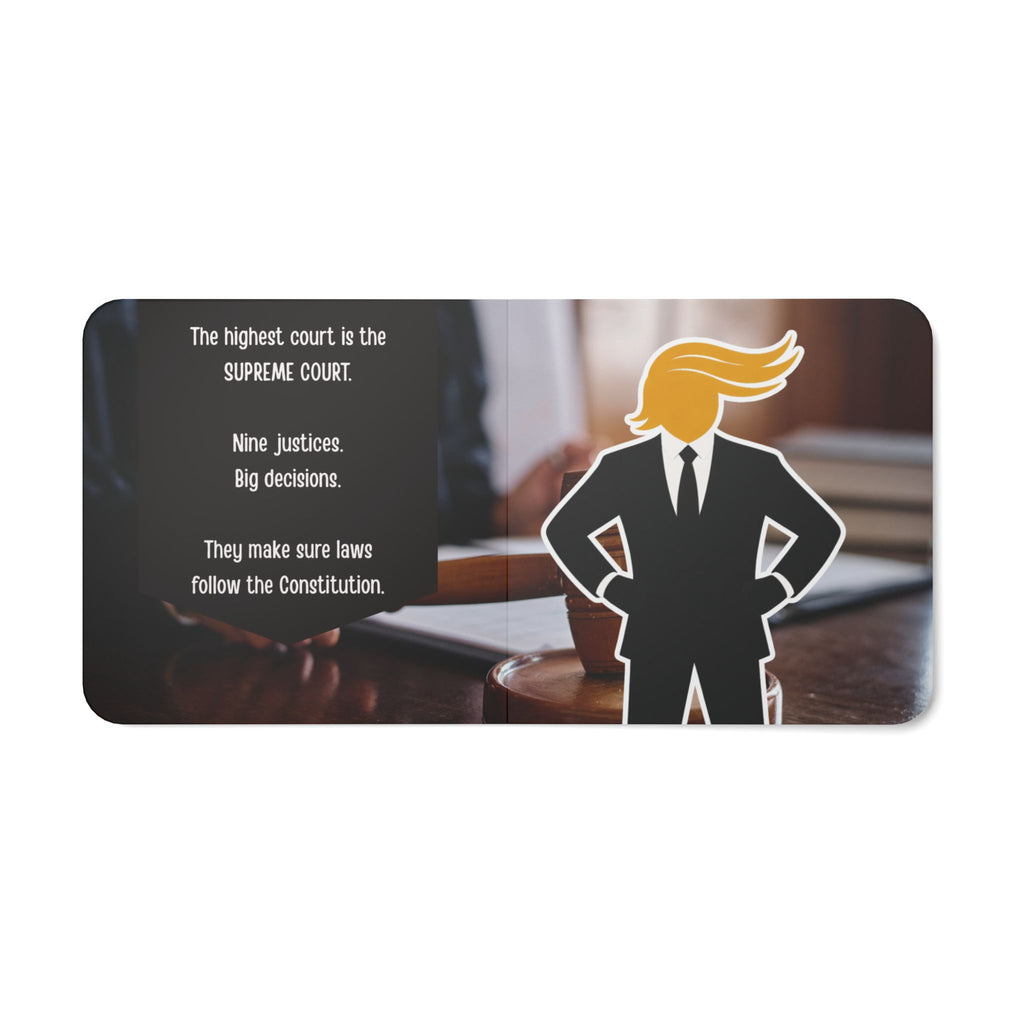 Patriotic Board Book — "Three Branches, One Country" (Children's Political Board Book)