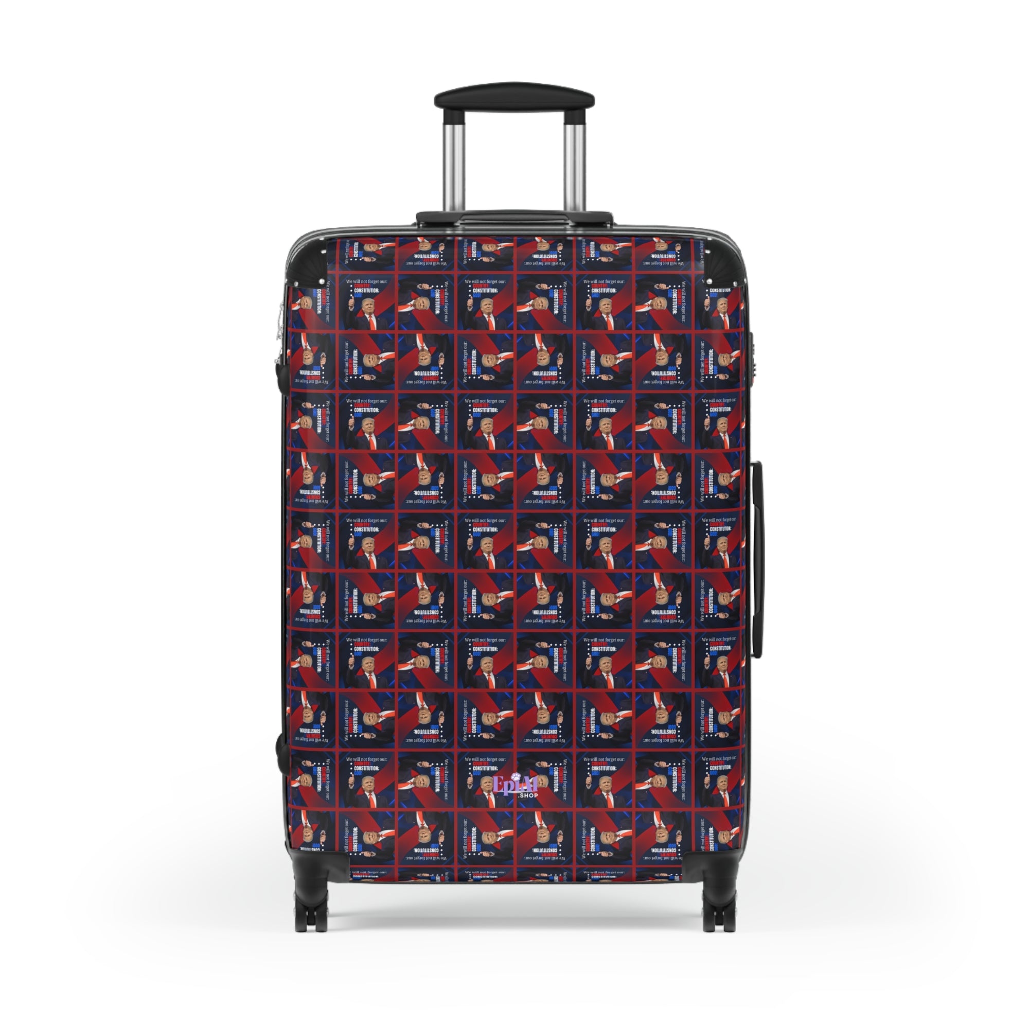 Trump Country Constitution God Patterned Suitcase