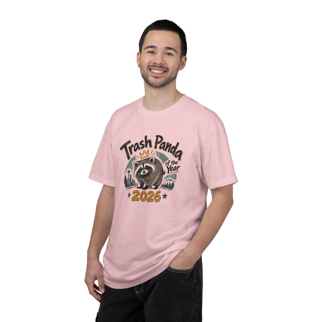Trash Panda of the Year 2026 Garment-Dyed T-Shirt | Jimothy-Inspired Raccoon Tee