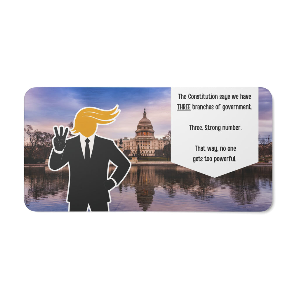 Patriotic Board Book — "Three Branches, One Country" (Children's Political Board Book)