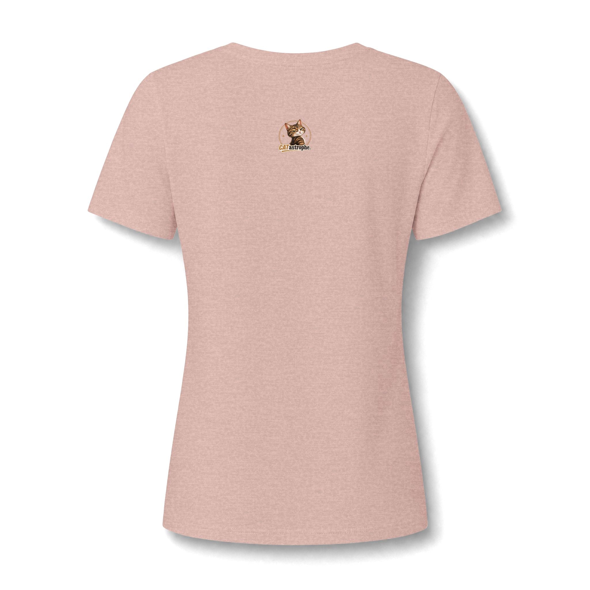 CATastrophe Women’s Relaxed V-Neck T-Shirt
