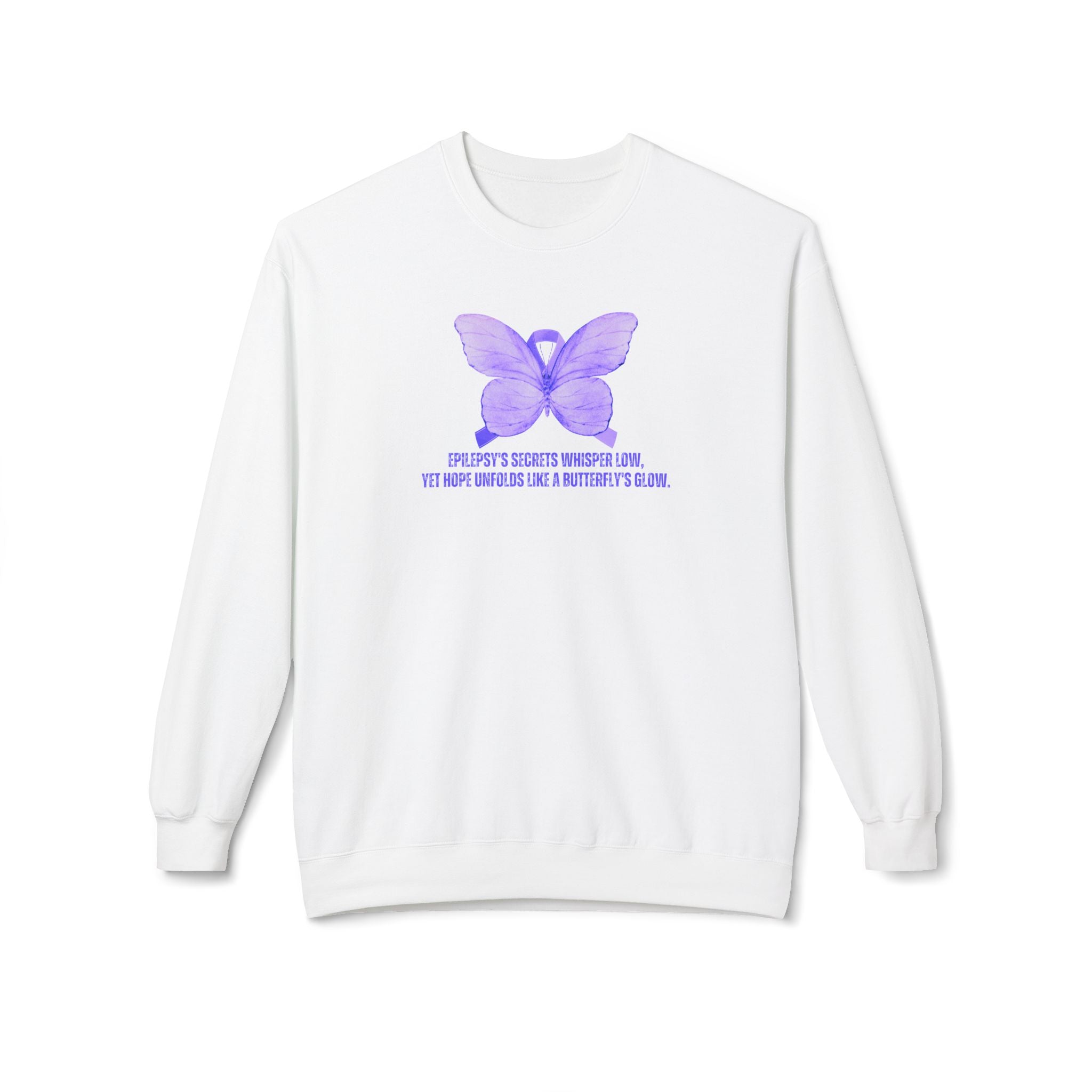 Butterfly's Glow Softstyle Fleece Crewneck Sweatshirt - EpiAl's Shop