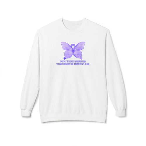 Butterfly's Glow Softstyle Fleece Crewneck Sweatshirt - EpiAl's Shop