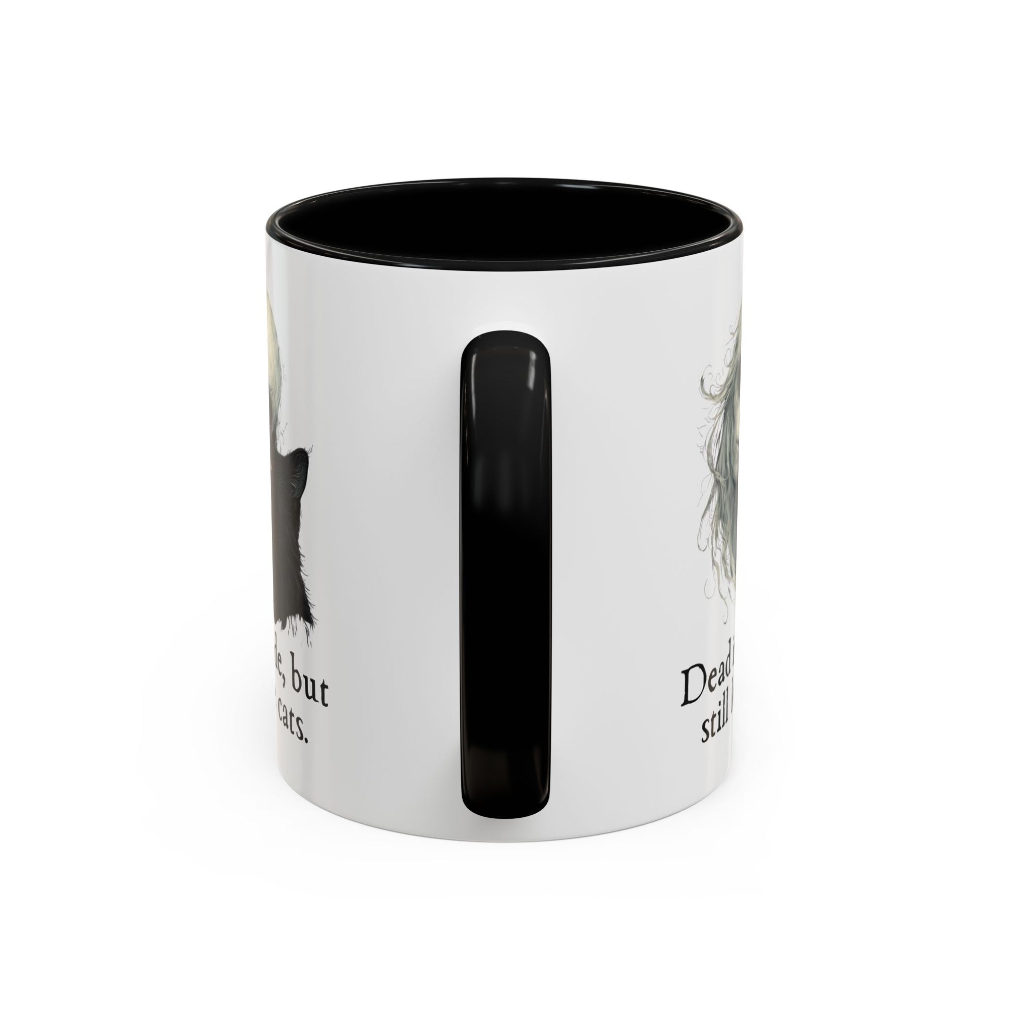 Spooky Dead Inside Cat Lover Coffee Mug