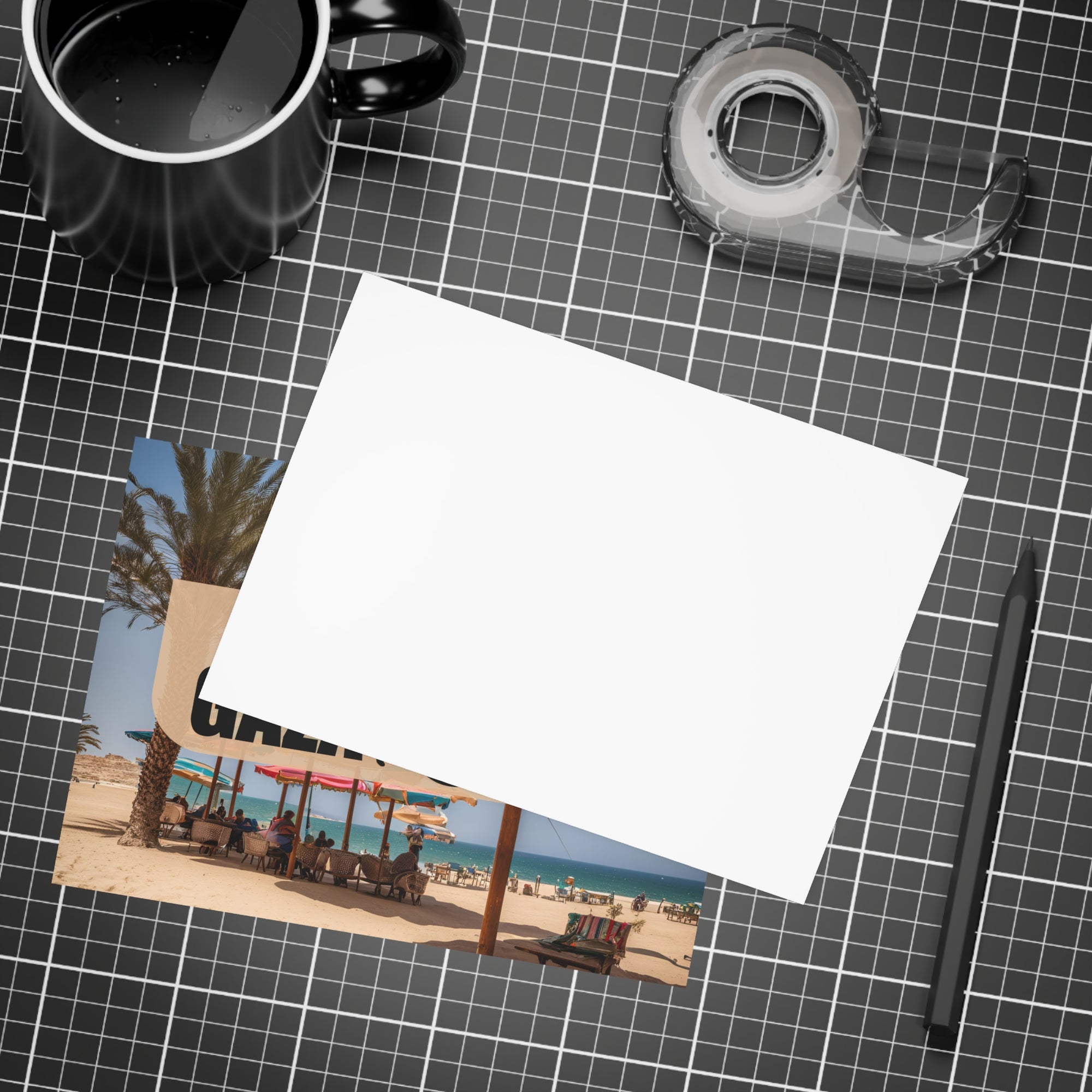 Trump’s Gaza Riviera Design Postcard Bundles with Envelopes