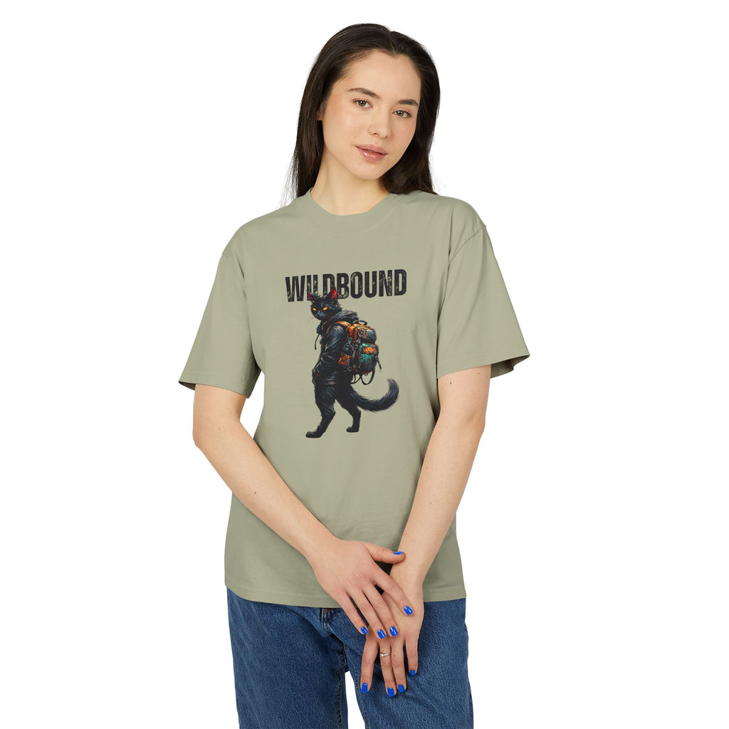 Wildbound Backpack Cat Heavyweight Faded Tee