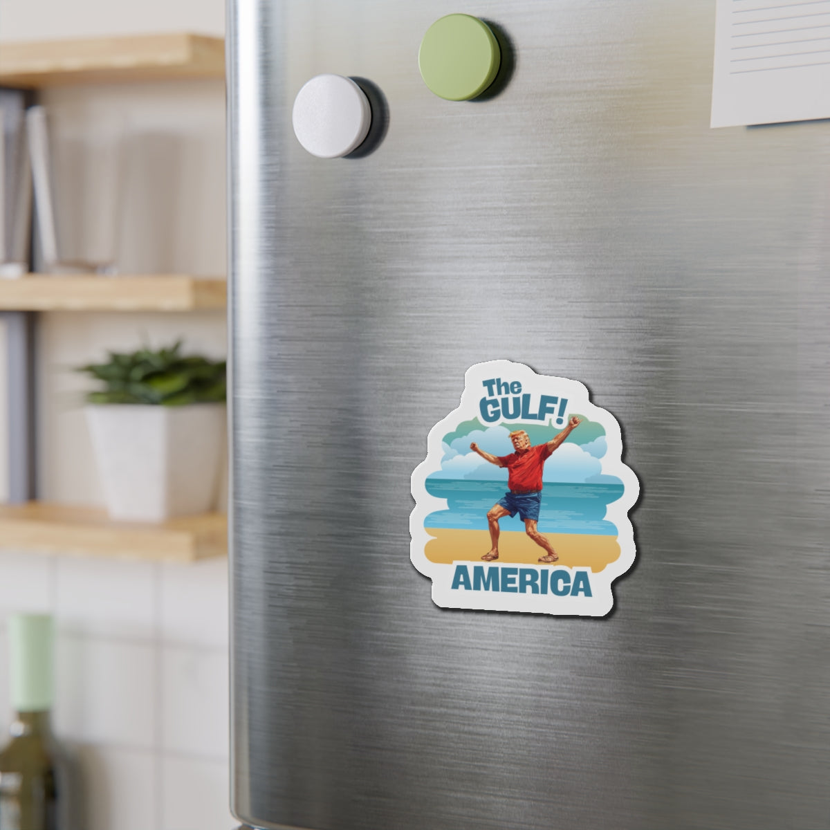 Gulf Coast Die-Cut Magnet, Fun Home Decor