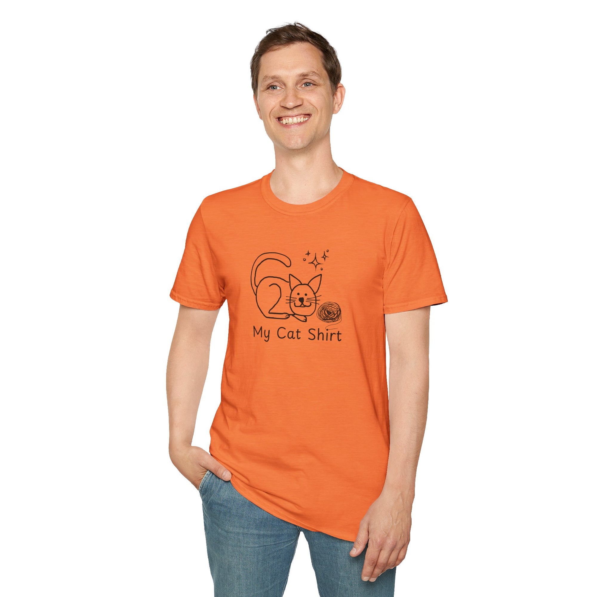 Cute Cat Lover T-Shirt - My Cat Shirt Design