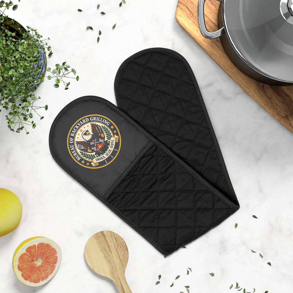 Bureau of Backyard Grilling Double Oven Mitt