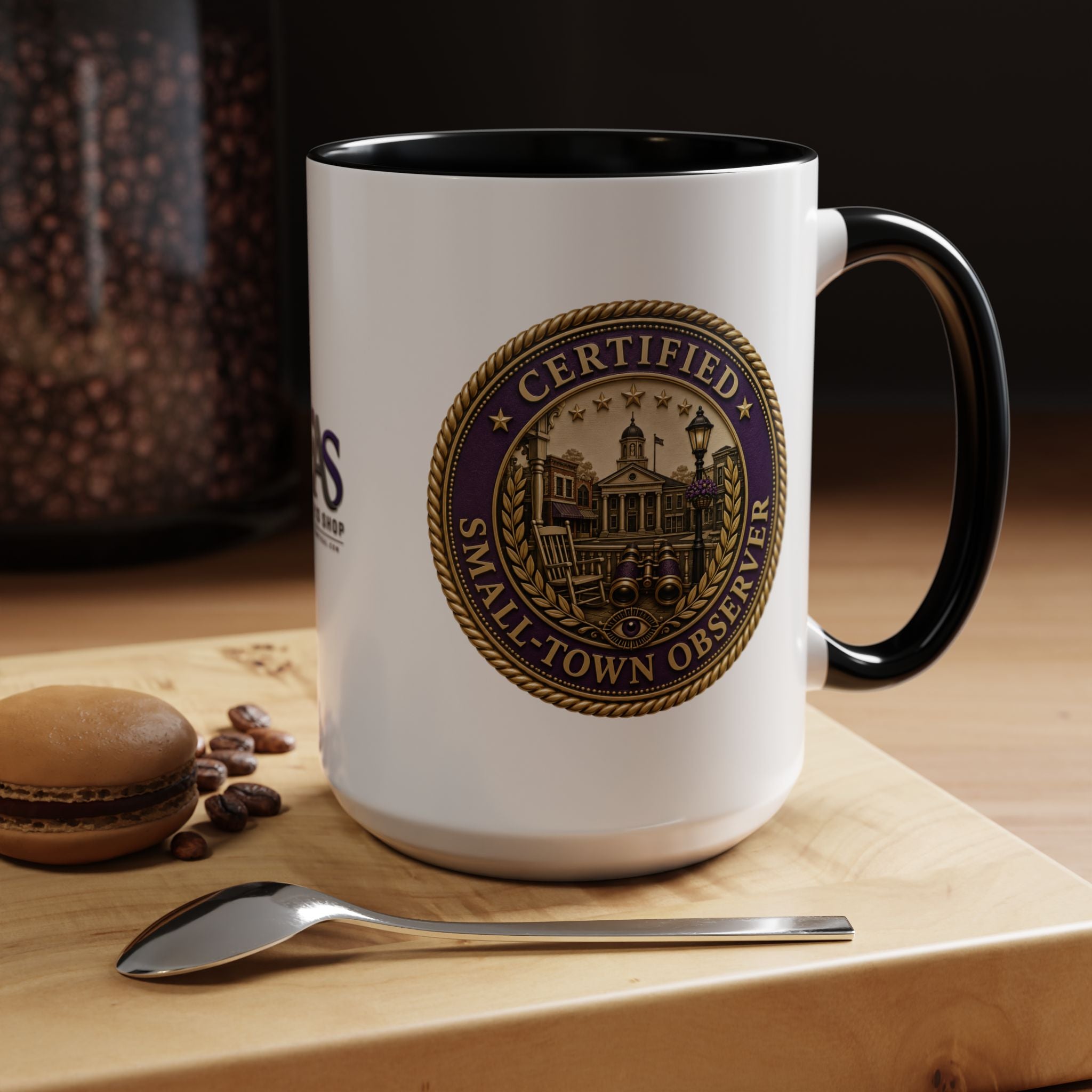 Certified Small-Town Observer Accent Coffee Mug - Accent 11/15oz