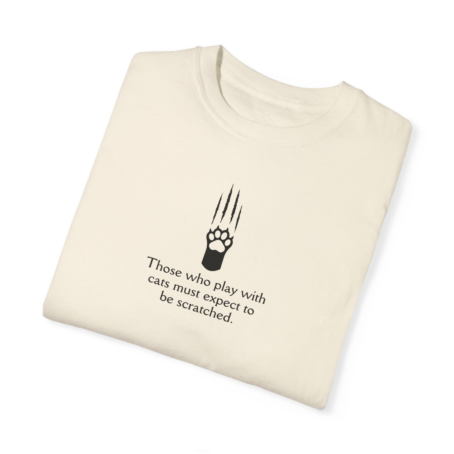 Cat Lover's Quote T-Shirt - Playful & Comfy Graphic Tee
