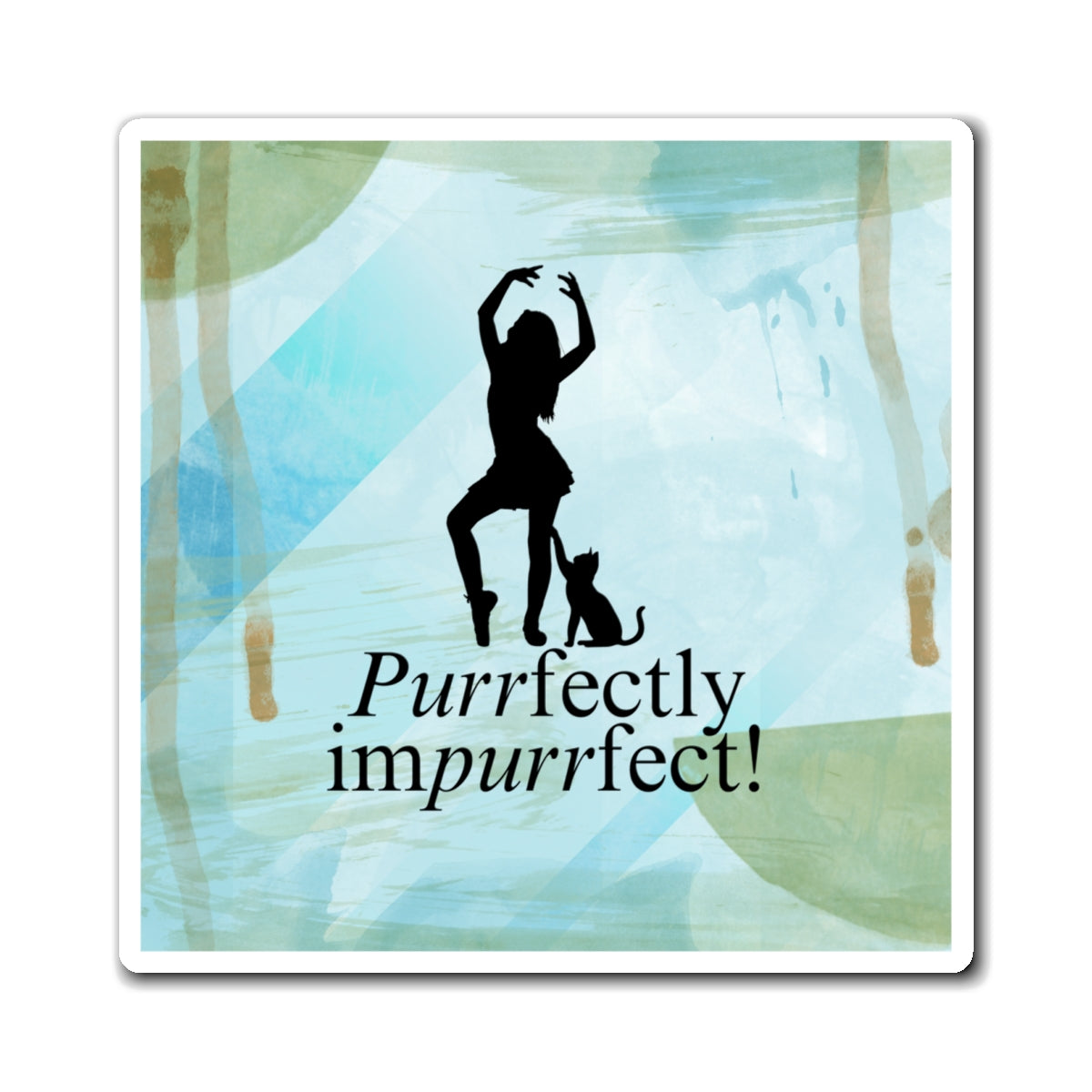 Purrfectly Impurrfect Magnets