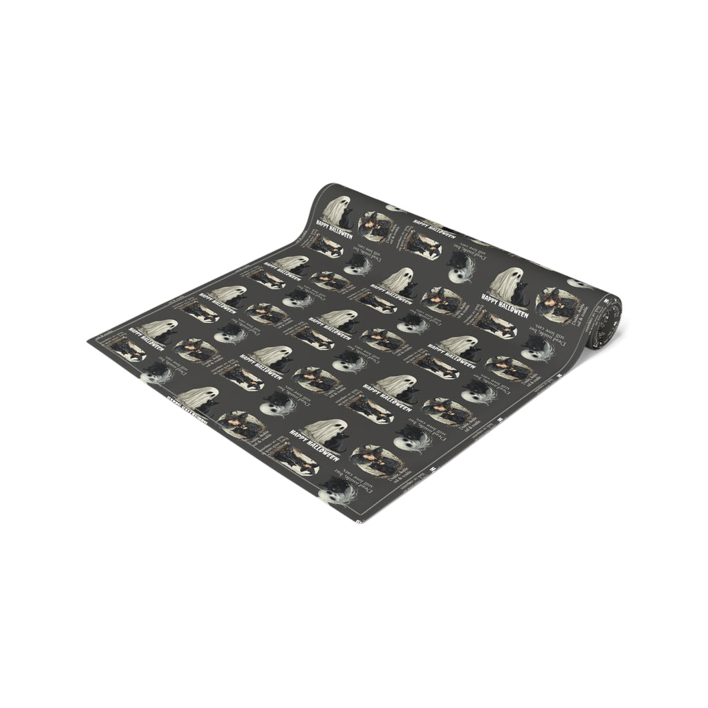 Cat-Themed Halloween Table Runner