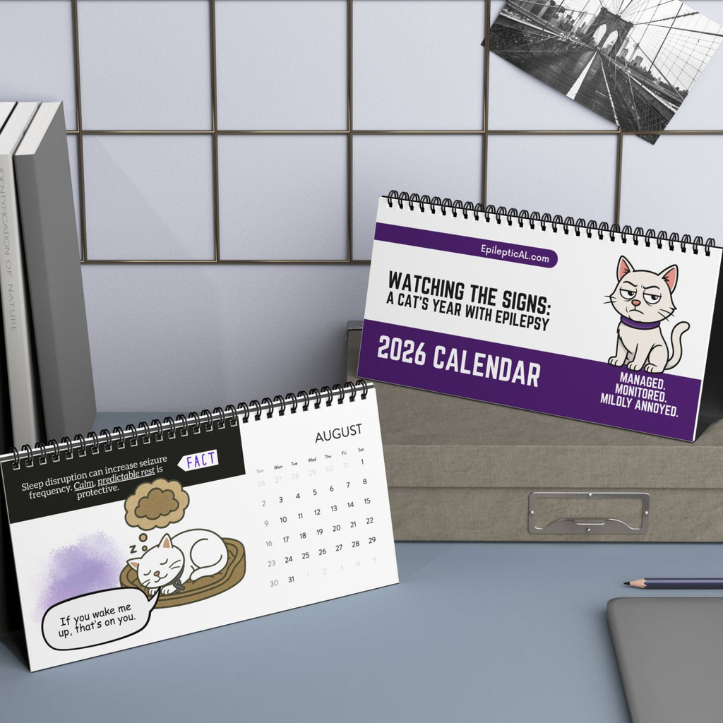 Watching the Signs: A Cat’s Year With Epilepsy Desktop Calendar (Epileptic AL)