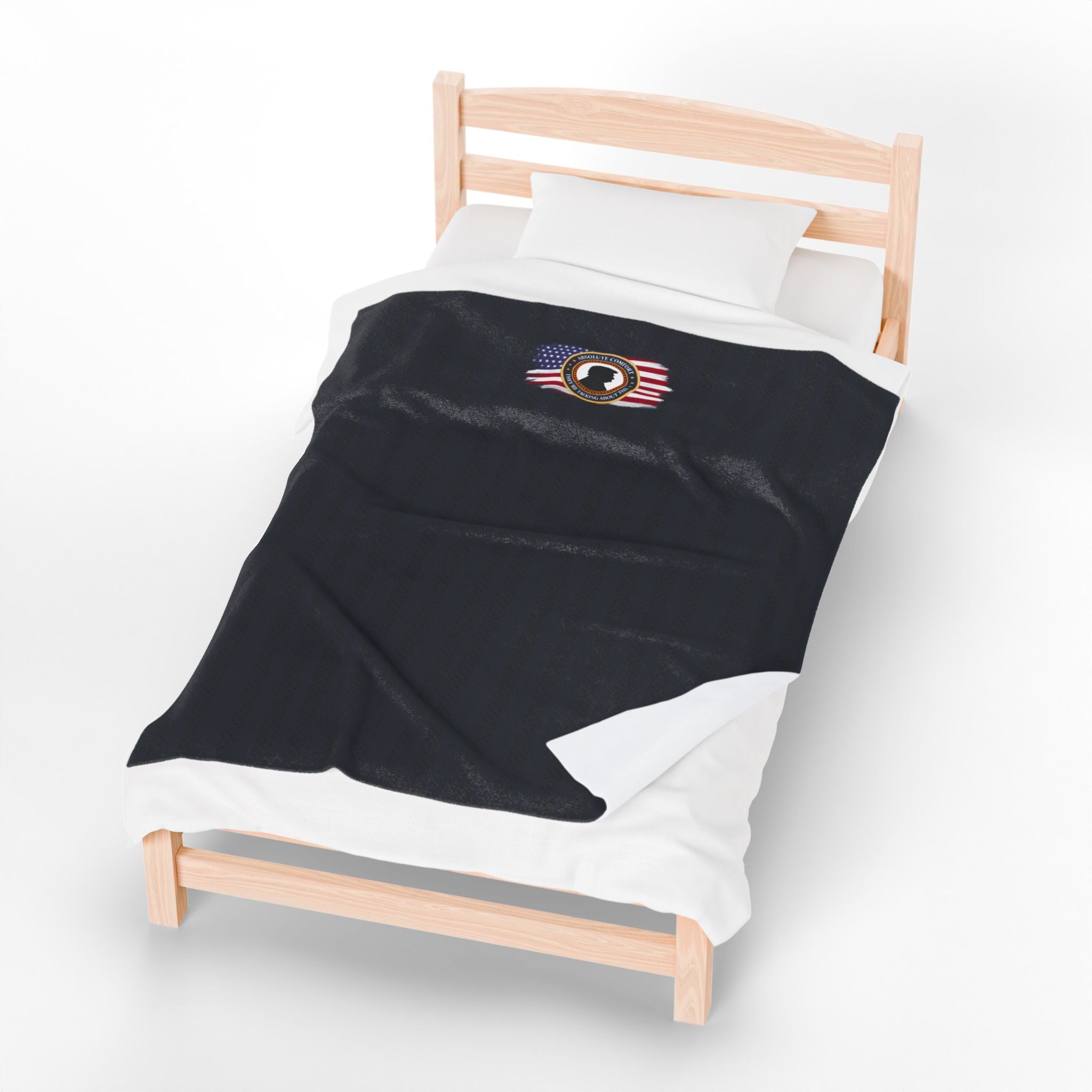 Absolute Comfort Political Parody Throw Blanket – Cozy Satire Statement Blanket