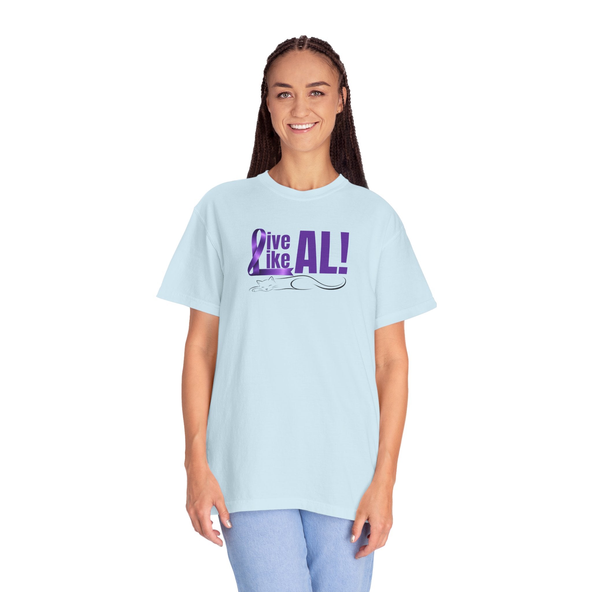 Live Like AL T-Shirt – Epilepsy Awareness Cat Tee