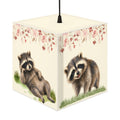 Jimothy Mood Collection Cube Lamp – Curious, Cozy, Unbothered & Happy Watercolor Raccoon Light