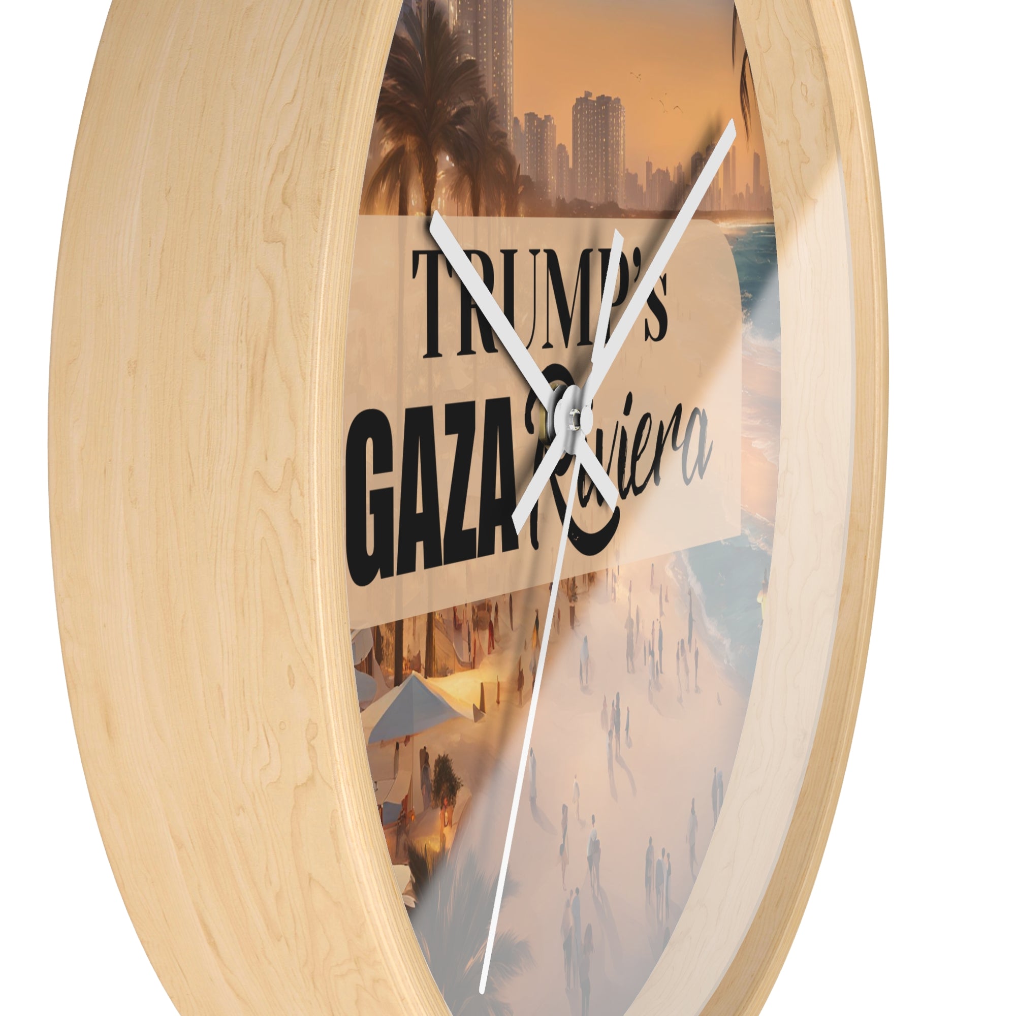 Trump's Gaza Riviera Wall Clock