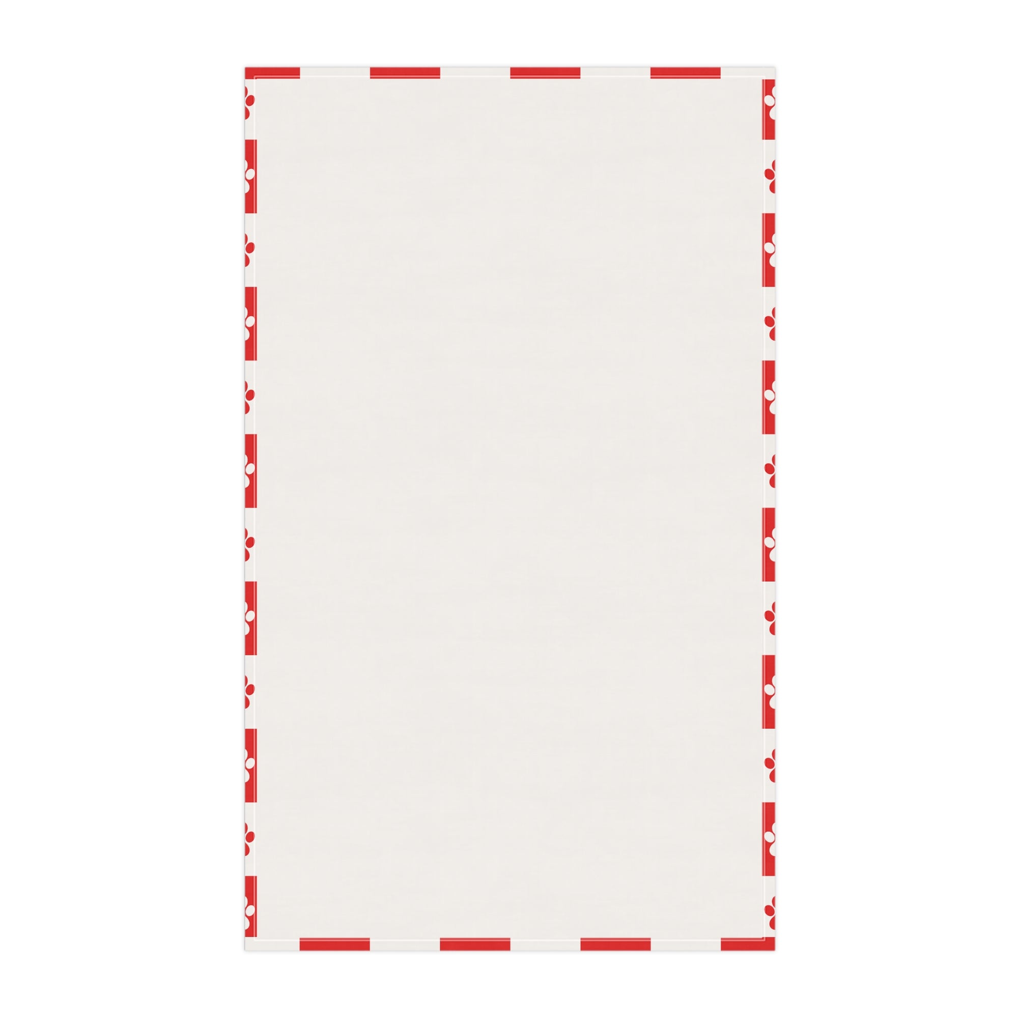 Red & White Paws Tea Towels (cotton, poly)