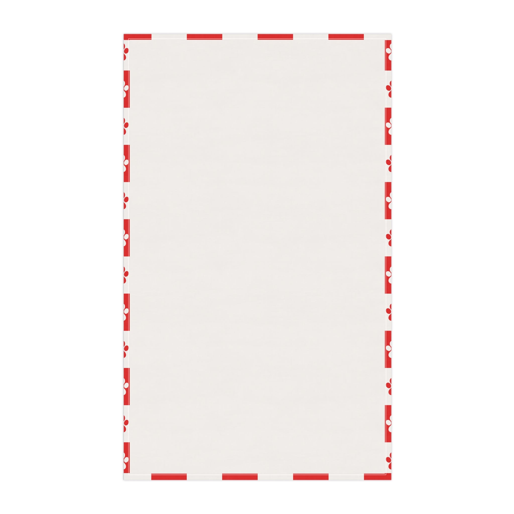 Red & White Paws Tea Towels (cotton, poly) - EpiAl's Shop