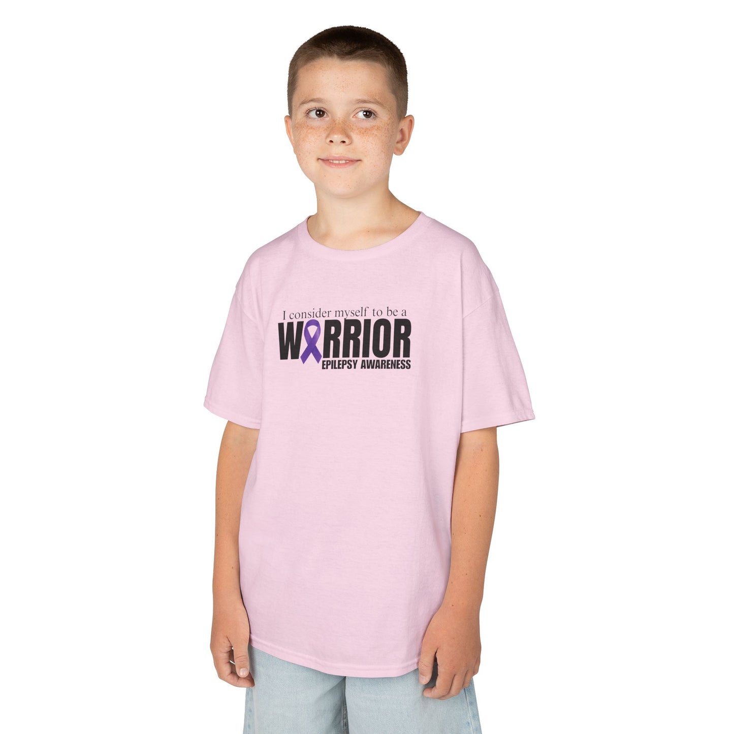 Kids Warrior Awareness Tee - Empowering Design for Epilepsy Awareness