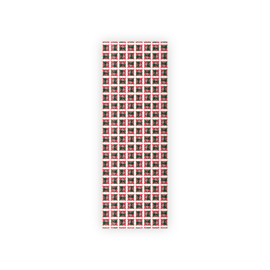 Festive Santa Trump Holiday Gift Wrapping Paper Roll