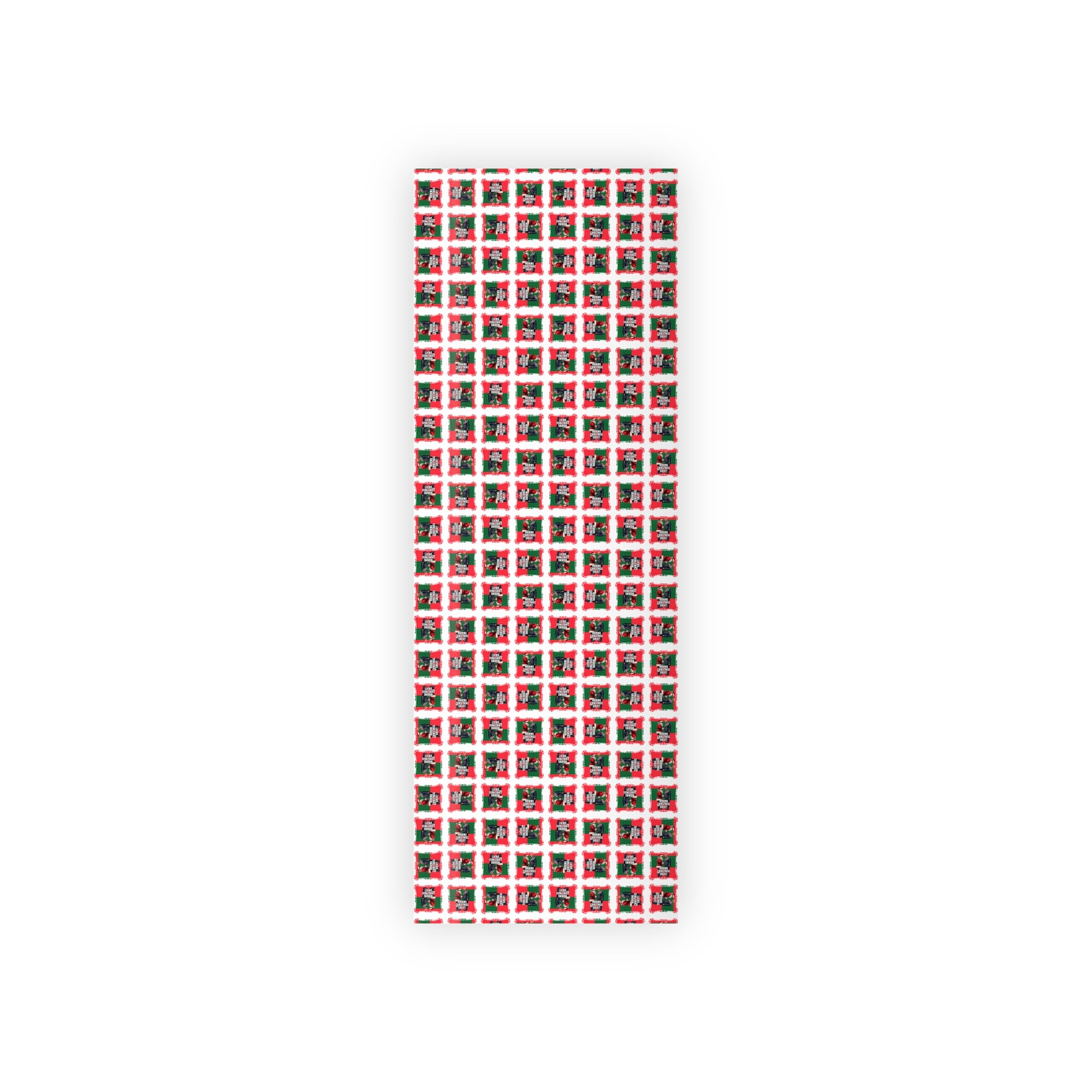 Festive Santa Trump Holiday Gift Wrapping Paper Roll