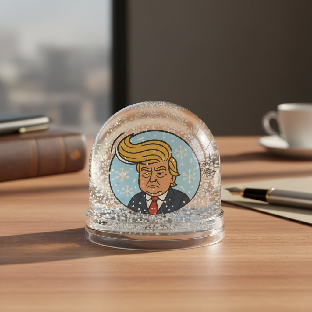 Bombastic Blonde Politician Snow Globe