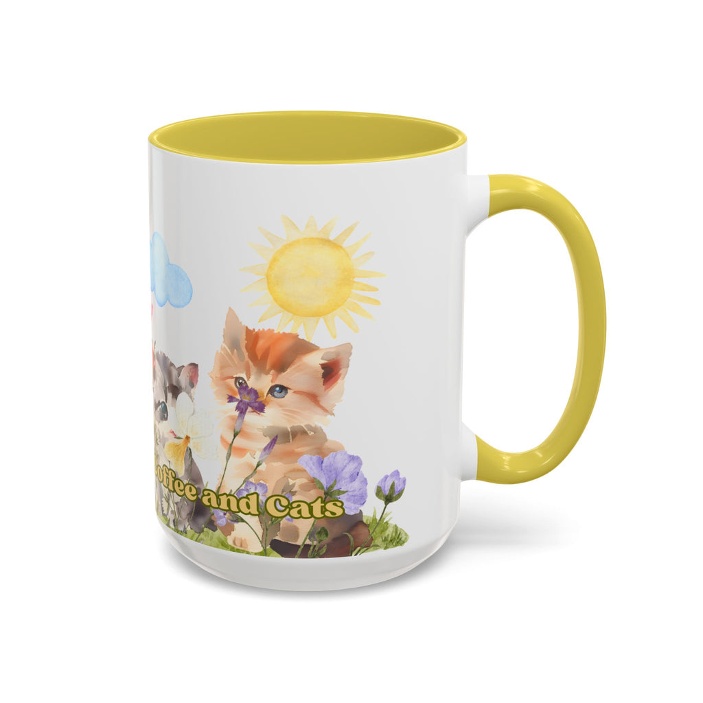 Life Is Better with Coffee and Cats Ceramic Mug