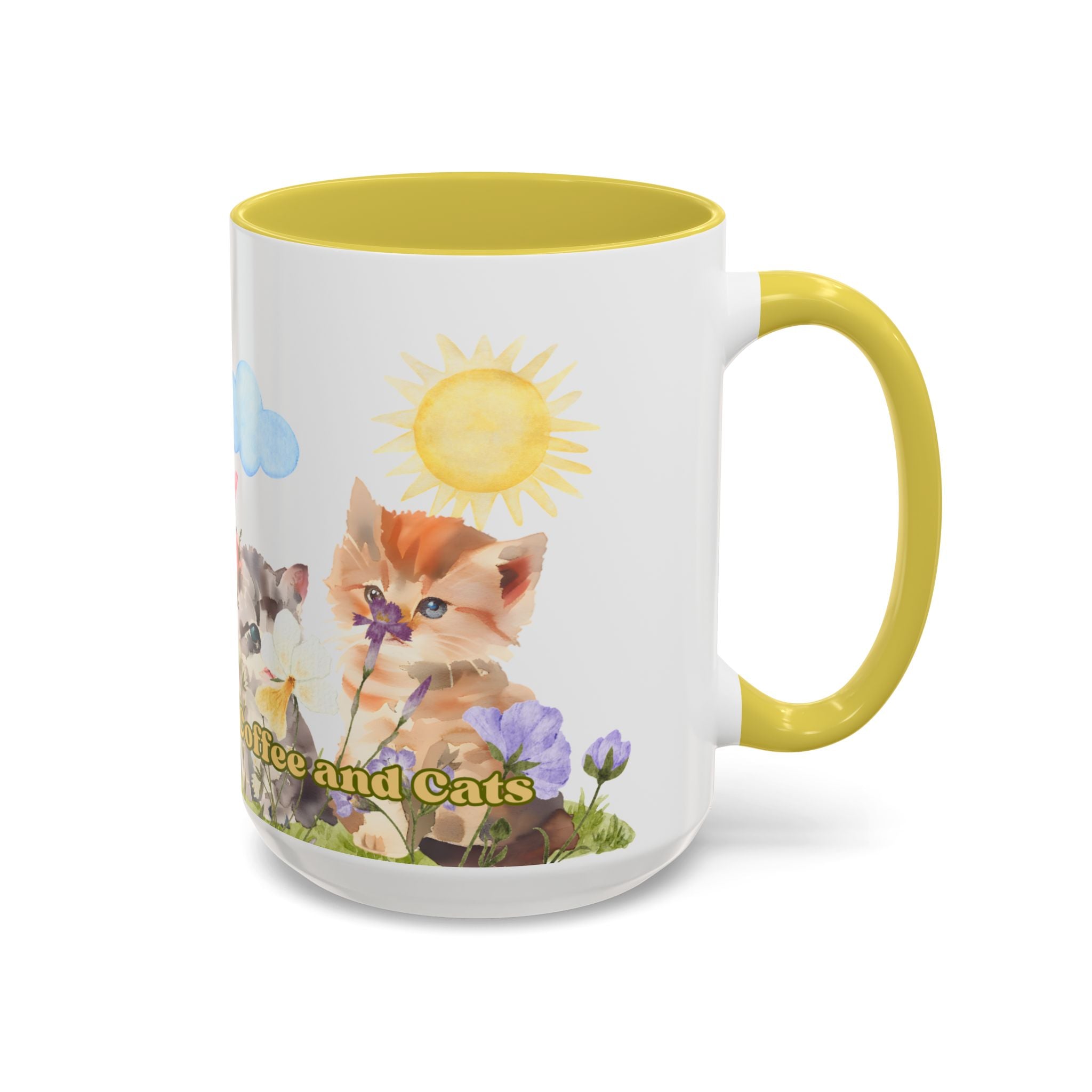 Life Is Better with Coffee and Cats Ceramic Mug