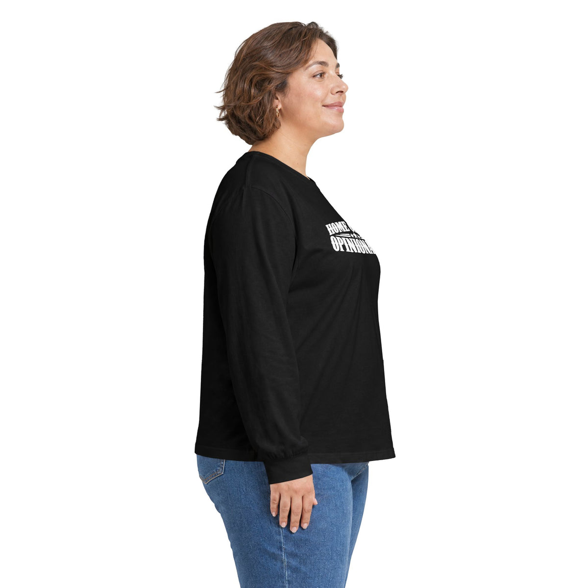 Home of the Opinionated Long Sleeve T-Shirt | Patriotic Humor & Free Speech Tee