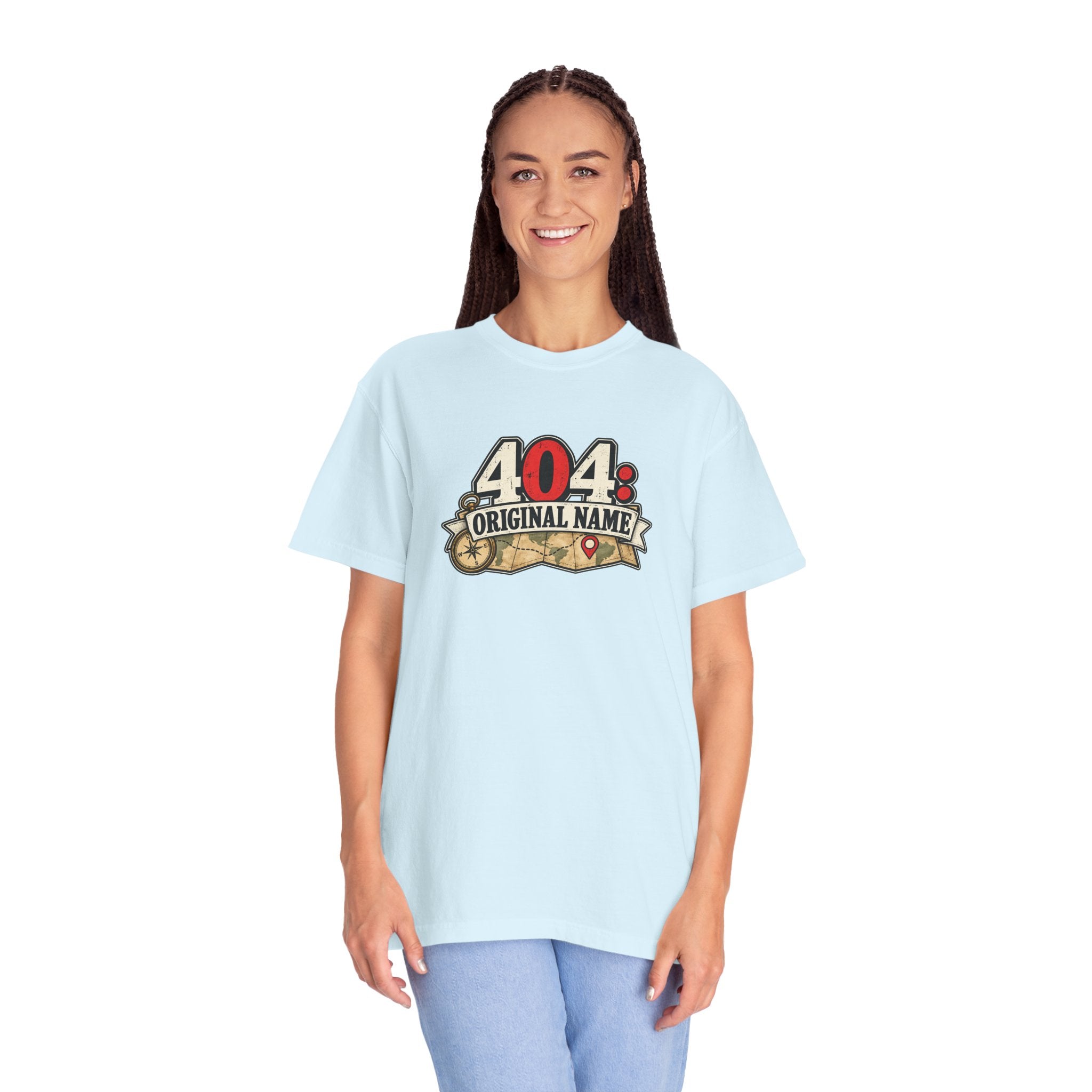 404: Original Name T-Shirt | Funny Geography Renaming Shirt