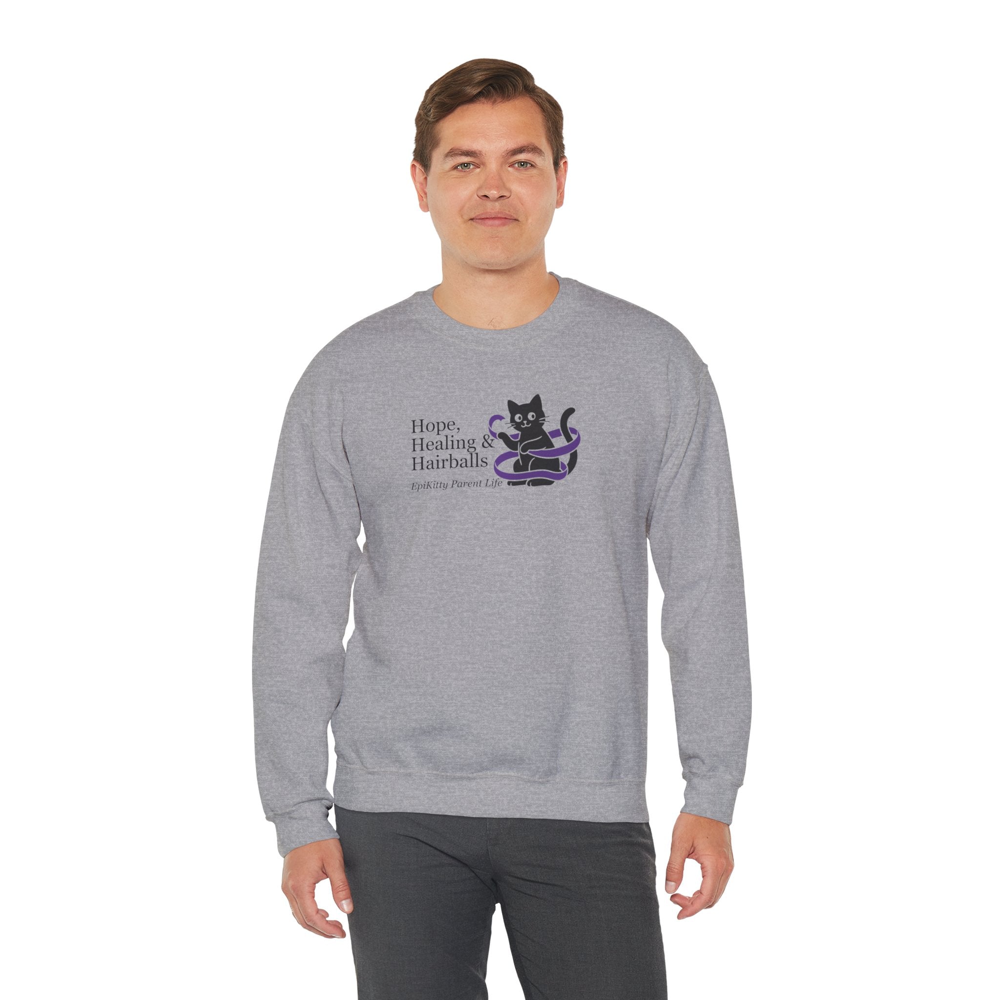 “Hope, Healing & Hairballs” Epikitty Parent Life Sweatshirt