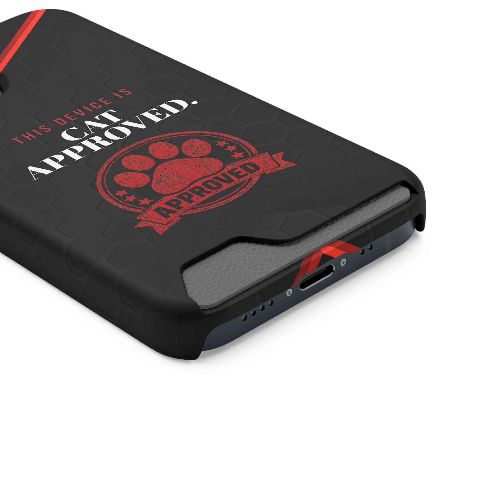 Cat Approved iPhone Case — Official Stamp Edition