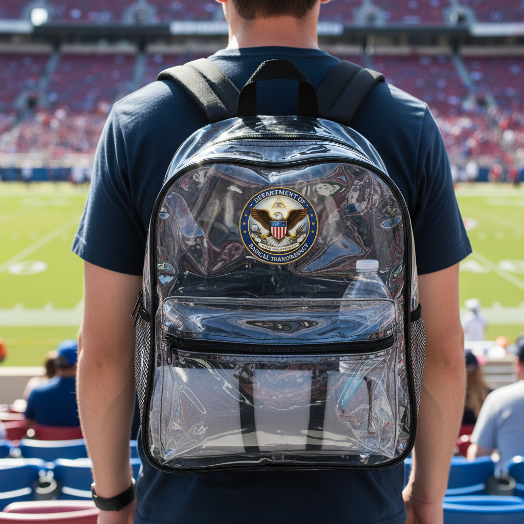 Clear Backpack with Radical Transparency Seal