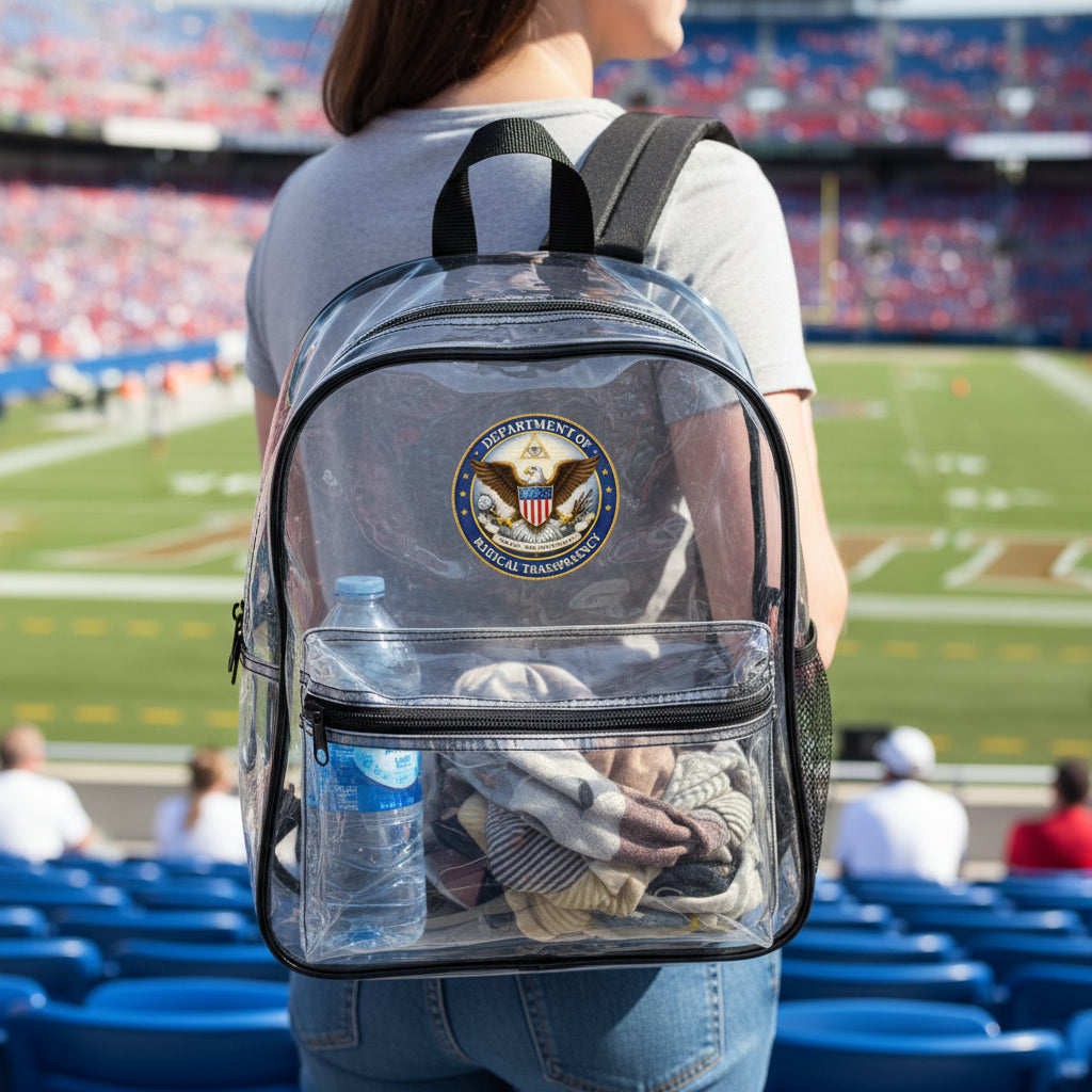 Clear Backpack with Radical Transparency Seal