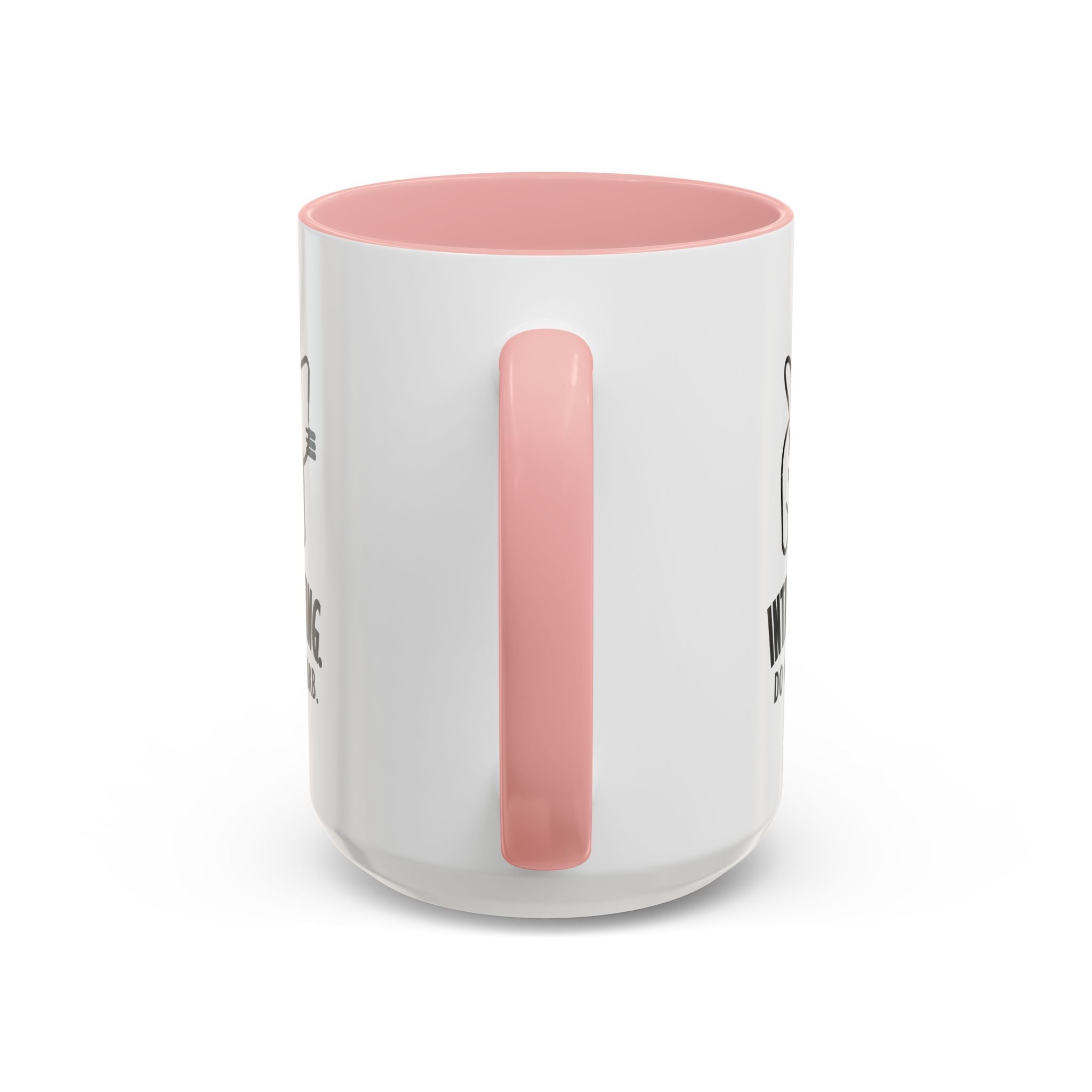 Introverting. Do Not Disturb. Two-Tone Cat Coffee Mug (11oz & 15oz)